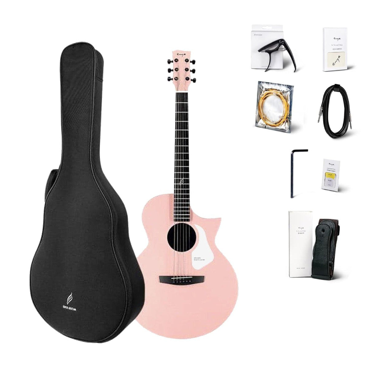 Đàn Guitar Enya Nova G EQ - Pink