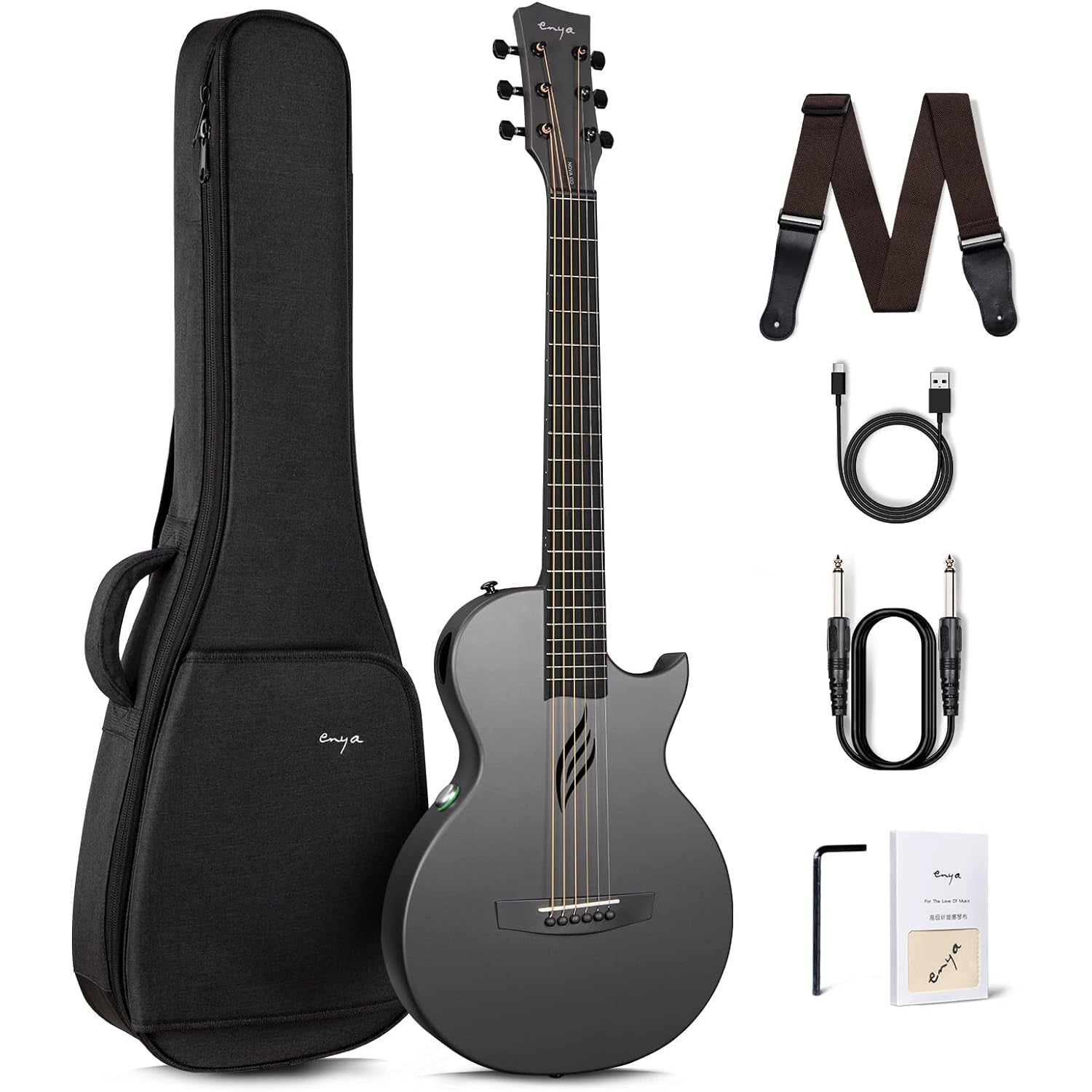 Đàn Guitar Enya Nova Go SP1 AcousticPlus - Black