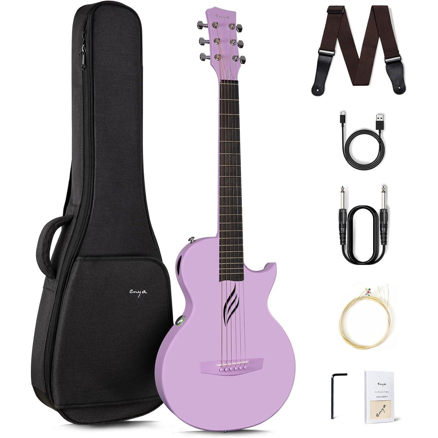 Đàn Guitar Enya Nova Go SP1 AcousticPlus - Purple