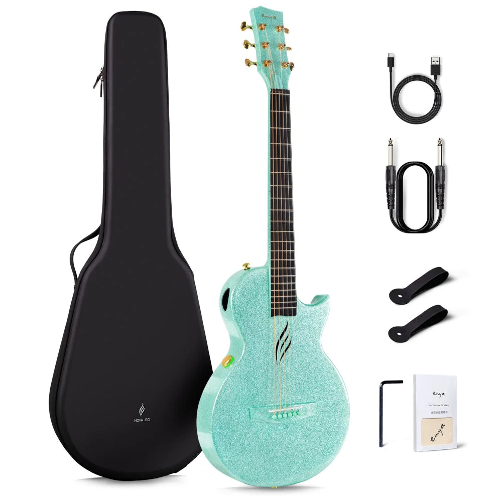 Đàn Guitar Enya Nova Go SP1 AcousticPlus - Sparkle Green