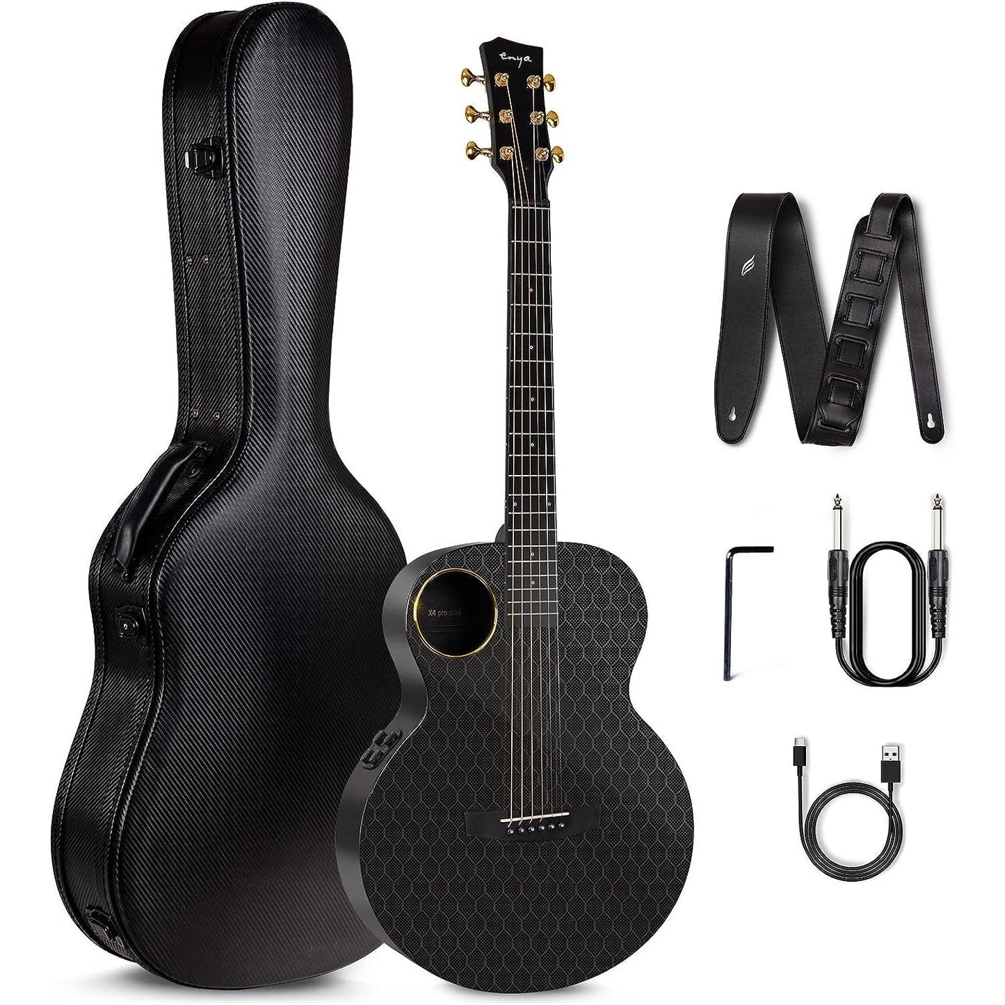 Đàn Guitar Enya X4 Pro Mini EQ AcousticPlus